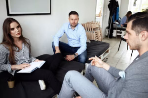 Group discussing psychiatric evaluation, massachusetts psychiatric evaluation