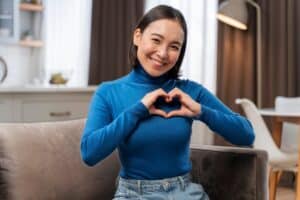 a young woman have a sense of self-compassion, personalized therapy massachusetts