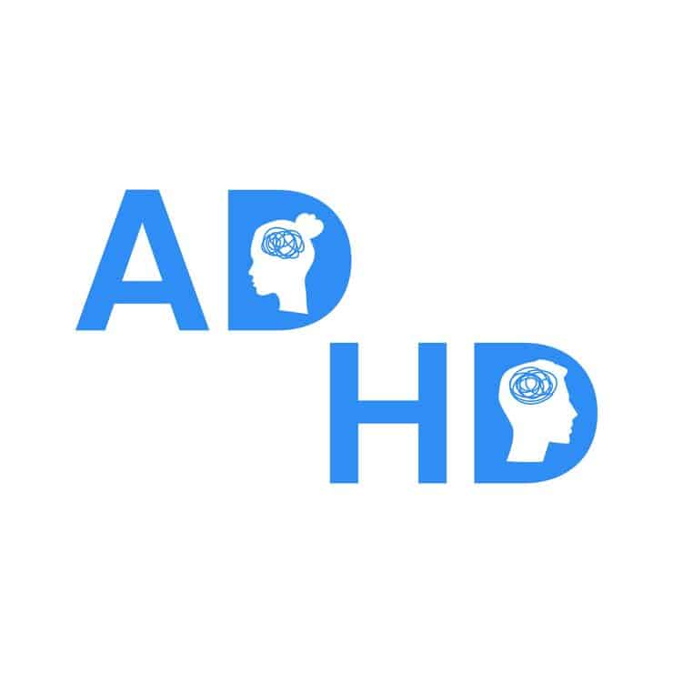 Vector illustration showing mental health and ADHD challenges, highlighting support and therapy options for individuals seeking ADHD care near Fenway Park MA