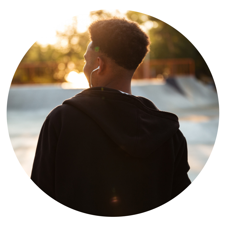 Boston Premier Psychiatry Black Young Man Relax Outside to Prevent Depression Wellesley Massachusetts